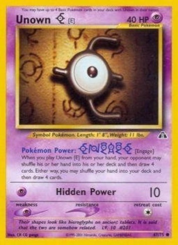Unown [E] — Neo Discovery #67