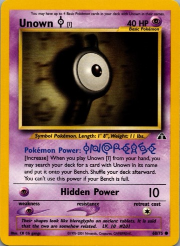 Unown [I] — Neo Discovery #68