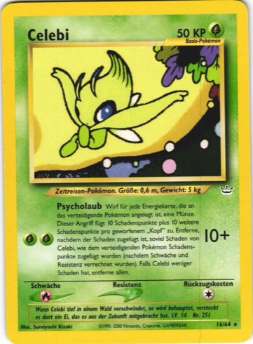Celebi — Neo Revelation #16