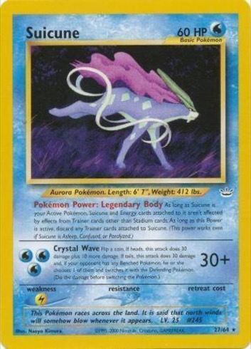 Suicune — Neo Revelation #27
