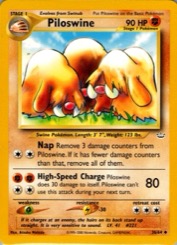 Piloswine Neo Revelation #36