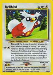 Most Valuable 1st Edition Pokémon Cards — Delibird