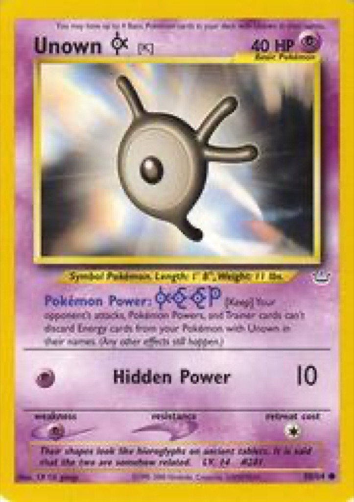 Unown [K]
