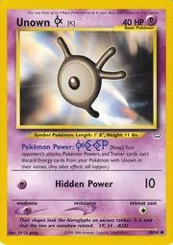 Unown [K] Neo Revelation #58