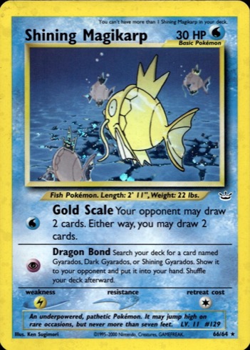 Shining Magikarp — Neo Revelation #66