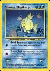 Rarest Pokémon Cards: chase rarities by value — Shining Magikarp