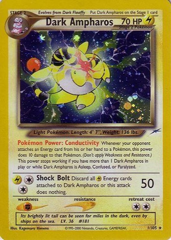 Dark Ampharos — Neo Destiny #1