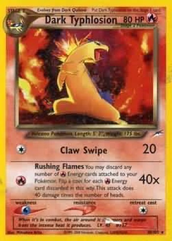 Dark Typhlosion — Neo Destiny #10