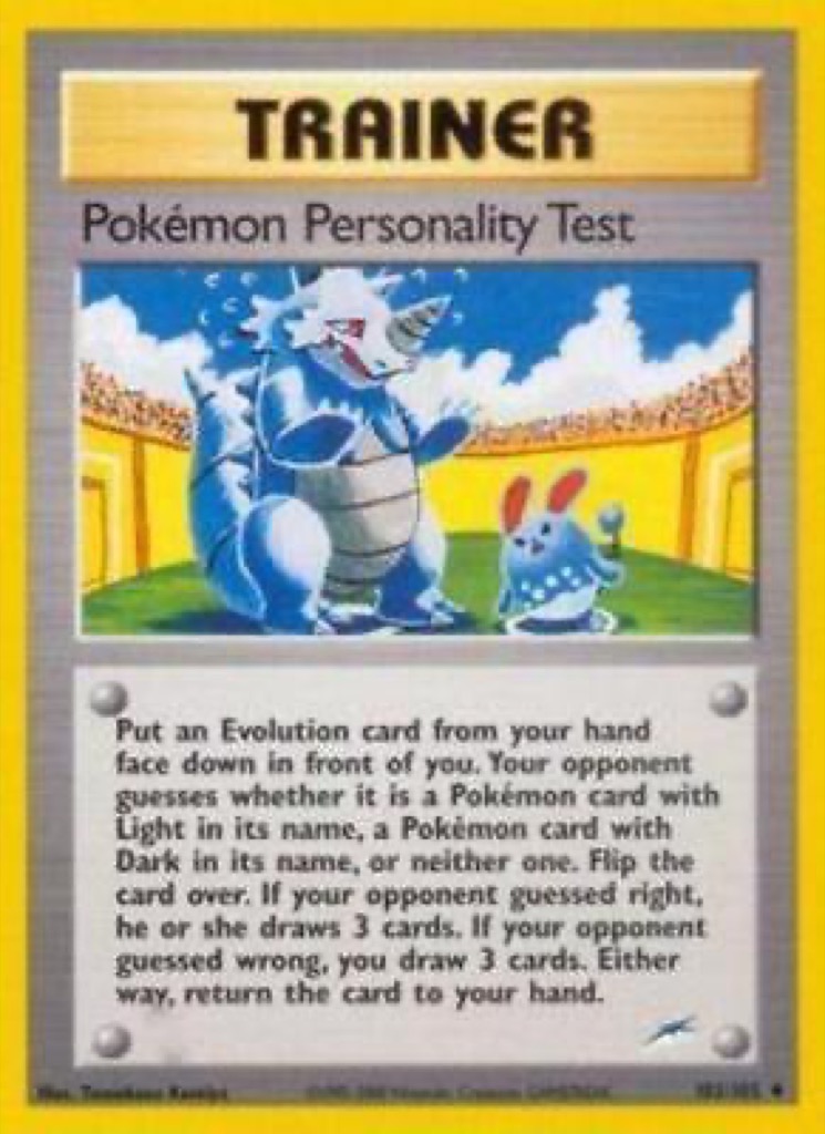 Pokémon Personality Test