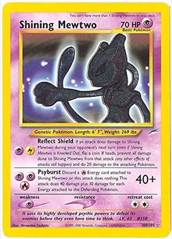 Shining Mewtwo — Neo Destiny #109