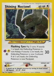Shining Pokémon Cards — Shining Noctowl