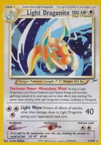 Light Dragonite — Neo Destiny #14
