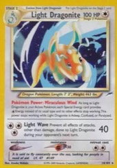 Most Valuable 1st Edition Pokémon Cards — Light Dragonite