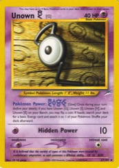 Unown [G] Neo Destiny #27