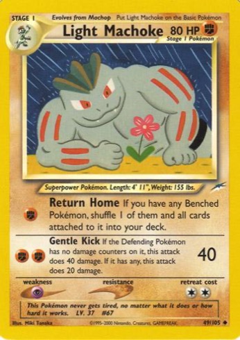 Light Machoke 49/105 from Neo Destiny
