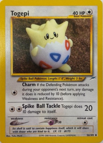 Togepi 56/105 from Neo Destiny