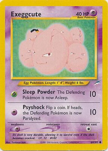 Exeggcute 64/105 from Neo Destiny