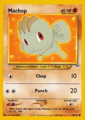 Machop — Neo Destiny #73