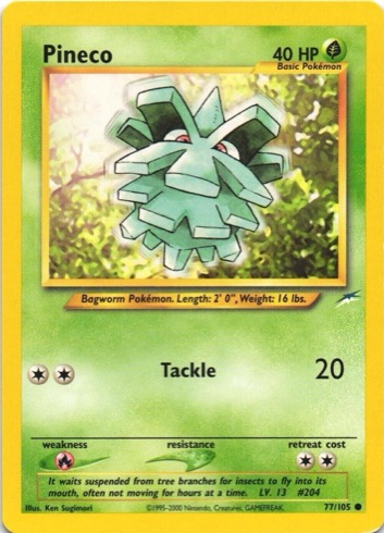 Pineco 77/105 from Neo Destiny