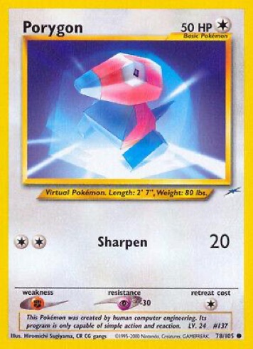 Porygon — Neo Destiny #78