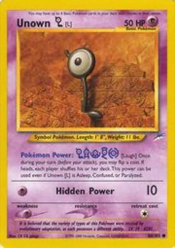 Unown [L] — Neo Destiny #86