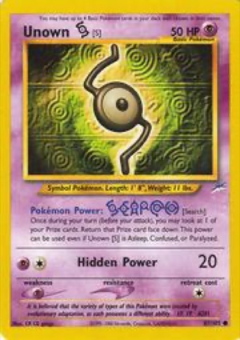 Unown [S] — Neo Destiny #87