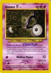 Unown [V] Neo Destiny #89