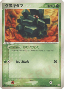 Japanese Pineco (クヌギダマ)