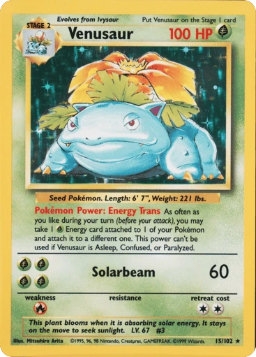 Venusaur — Base #15