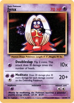 Shadowless Pokémon Cards — Jynx