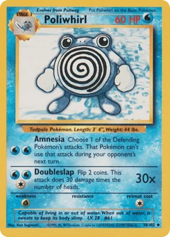 Shadowless Pokémon Cards — Poliwhirl