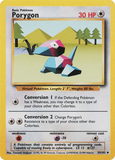 Porygon — Base #39