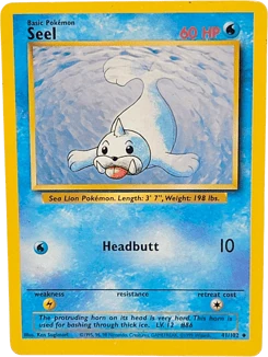 Shadowless Pokémon Cards — Seel