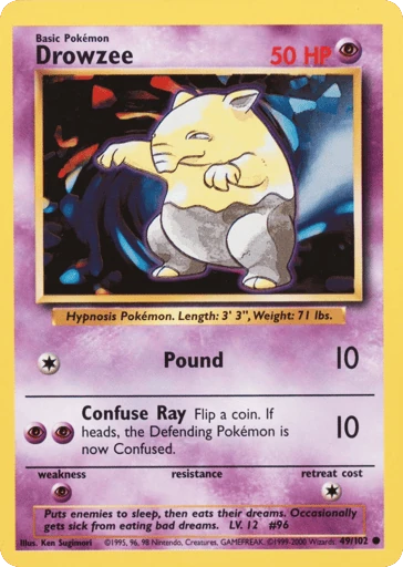 Drowzee — Base #49