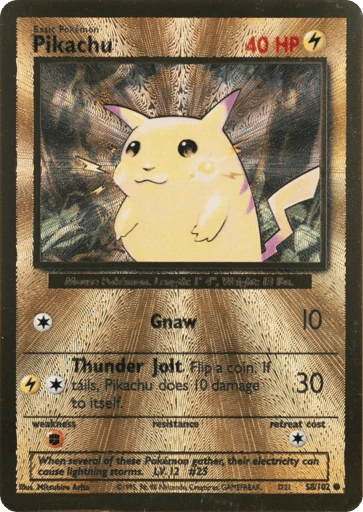Pikachu — Base #58