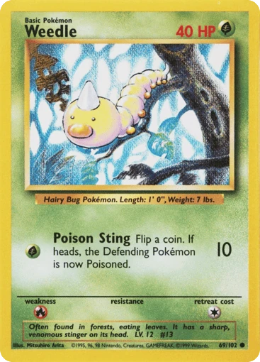 Weedle — Base #69