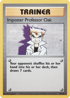 Shadowless Pokémon Cards — Impostor Professor Oak