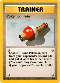 Shadowless Pokémon Cards — Pokémon Flute
