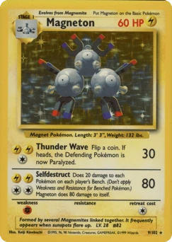 Shadowless Pokémon Cards — Magneton