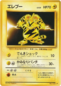Japanese Electabuzz (エレブー)