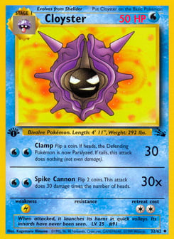 Cloyster Fossil #32