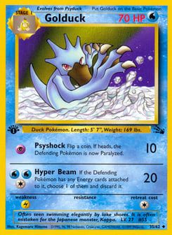 Golduck Fossil #35