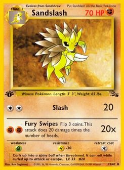 Sandslash Fossil #41