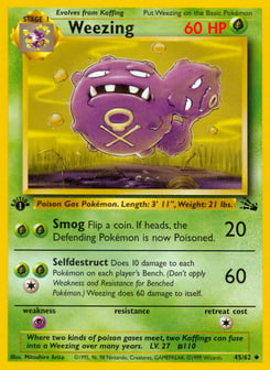 Weezing Fossil #45