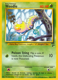Weedle Base Set 2 #100