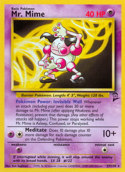 Mr. Mime Base Set 2 #27