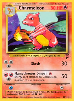 Charmeleon Base Set 2 #35