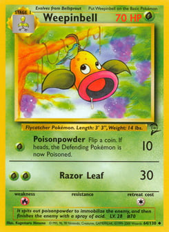Weepinbell Base Set 2 #64