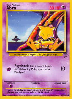 Abra Base Set 2 #65