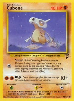 Cubone Base Set 2 #70